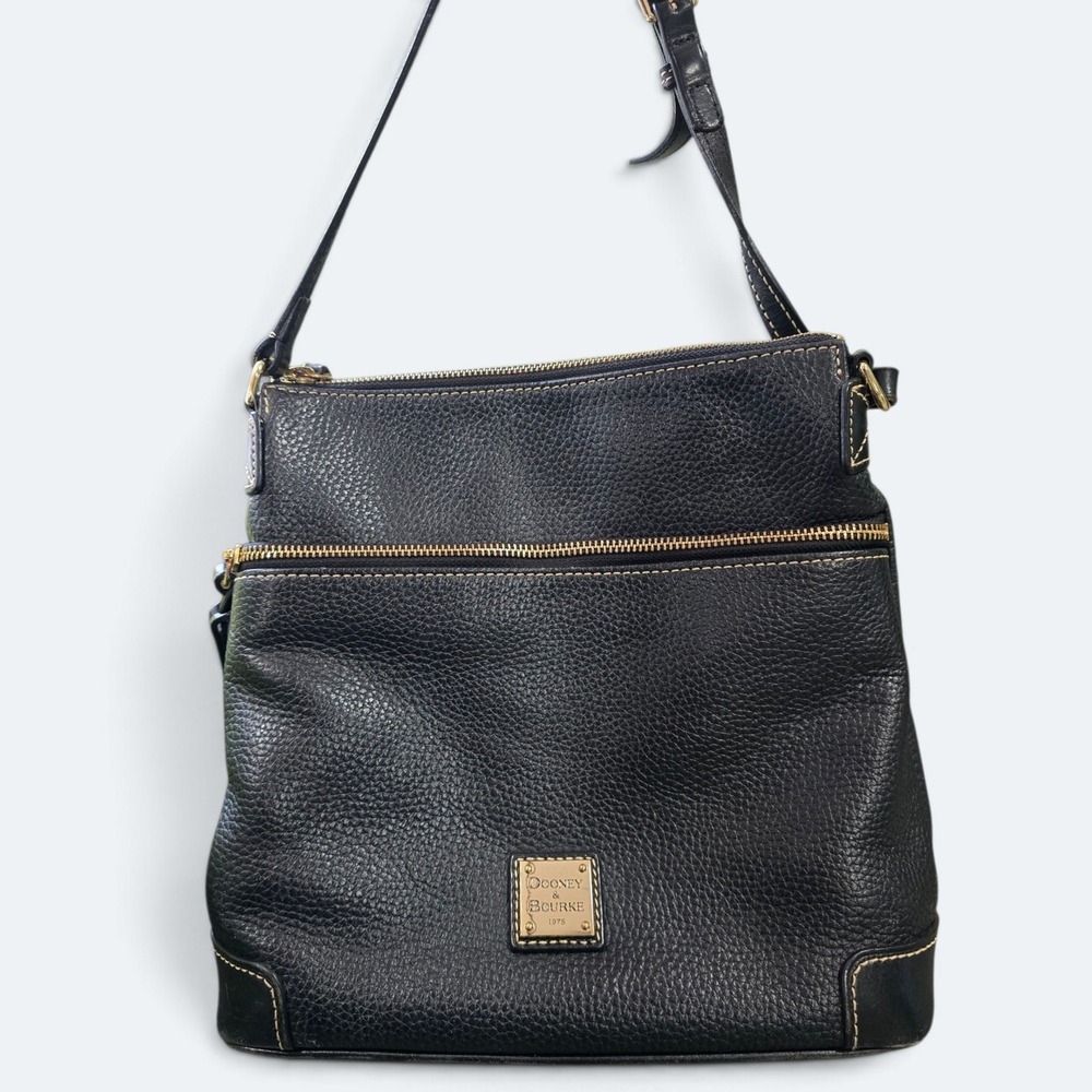 Dooney & Bourke Pebble Grain Black Leather Purse